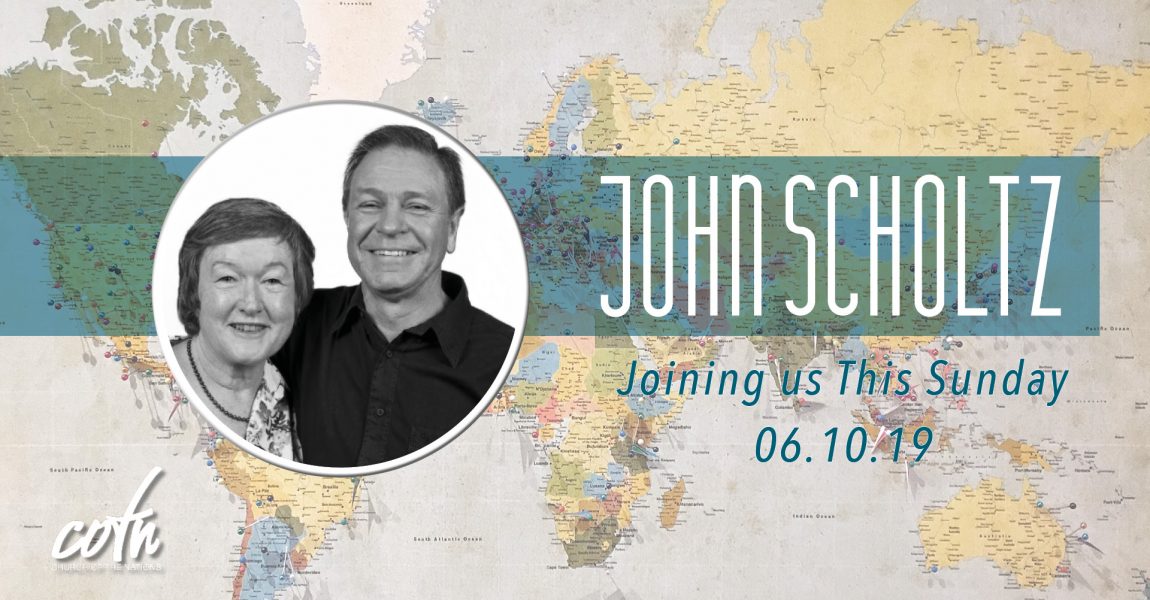 John and Jayne Scholtz joining us this Sunday Celebration!